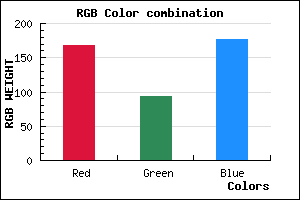 rgb background color #A85DB1 mixer