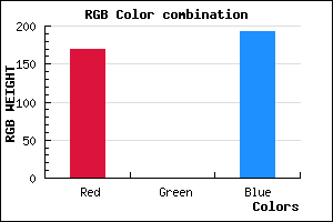 rgb background color #A900C1 mixer