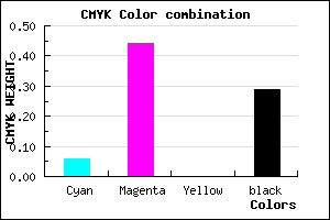 #A964B4 color CMYK mixer
