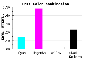 #A967C5 color CMYK mixer