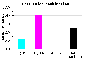#A972C0 color CMYK mixer