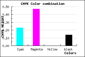 #A974DC color CMYK mixer