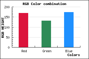 rgb background color #A984AE mixer