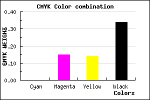 #A99091 color CMYK mixer