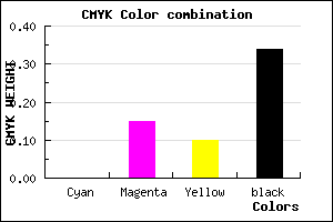 #A99098 color CMYK mixer