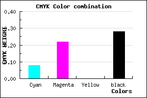 #A990B8 color CMYK mixer