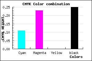 #A992BE color CMYK mixer