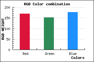rgb background color #A998B0 mixer