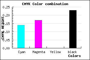 #A9A2C4 color CMYK mixer