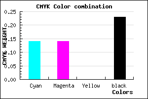 #A9A8C4 color CMYK mixer