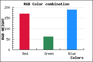 rgb background color #A93DBD mixer