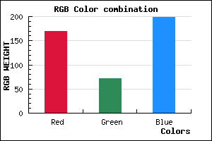 rgb background color #A948C6 mixer