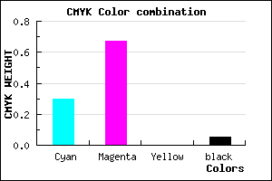 #A94FF3 color CMYK mixer