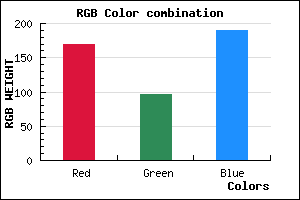 rgb background color #A960BE mixer