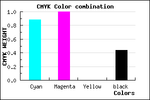 #11008E color CMYK mixer