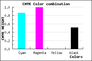 #11017D color CMYK mixer