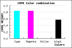 #11116D color CMYK mixer