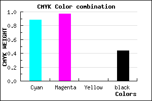 #11058F color CMYK mixer