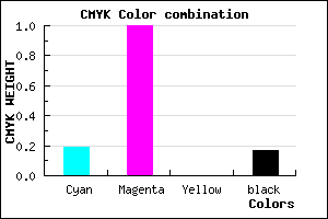 #AA00D3 color CMYK mixer
