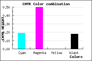 #AA6AD2 color CMYK mixer