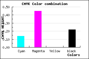 #AA6CC6 color CMYK mixer