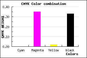 #AA6EA6 color CMYK mixer