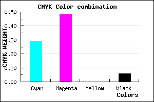 #AA7CF0 color CMYK mixer