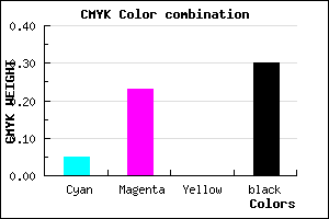 #AA89B3 color CMYK mixer