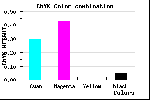 #AA8BF3 color CMYK mixer