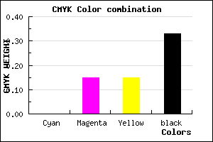 #AA9090 color CMYK mixer