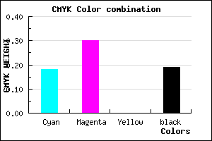 #AA91CF color CMYK mixer