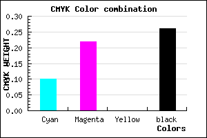 #AA93BD color CMYK mixer