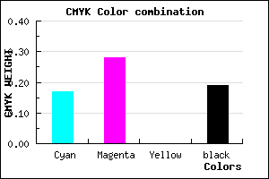 #AA94CE color CMYK mixer