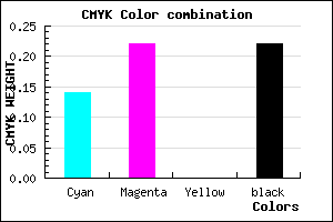 #AA9AC6 color CMYK mixer