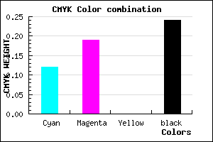 #AA9EC2 color CMYK mixer