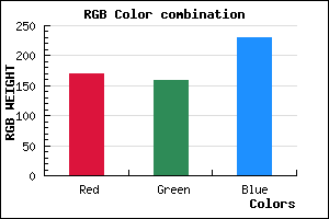 rgb background color #AA9EE6 mixer