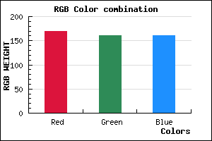 rgb background color #AAA0A0 mixer