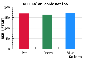 rgb background color #AAA4AC mixer