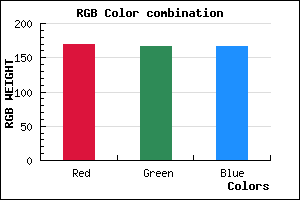 rgb background color #AAA6A6 mixer