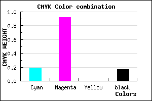 #AA11D3 color CMYK mixer