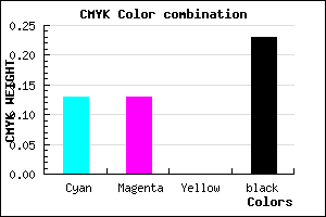 #AAAAC4 color CMYK mixer