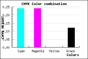 #AAAAE0 color CMYK mixer
