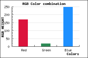 rgb background color #AA12F8 mixer