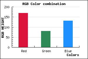 rgb background color #AA5083 mixer