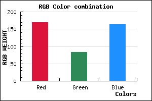 rgb background color #AA53A3 mixer