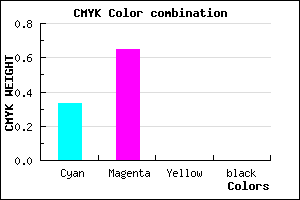 #AA5AFE color CMYK mixer