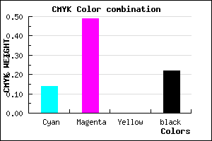 #AB65C7 color CMYK mixer