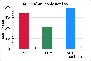 rgb background color #AB68C4 mixer