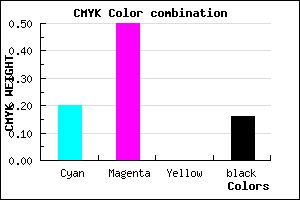 #AB6BD7 color CMYK mixer