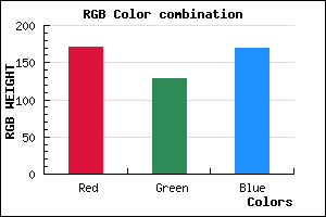 rgb background color #AB81A9 mixer